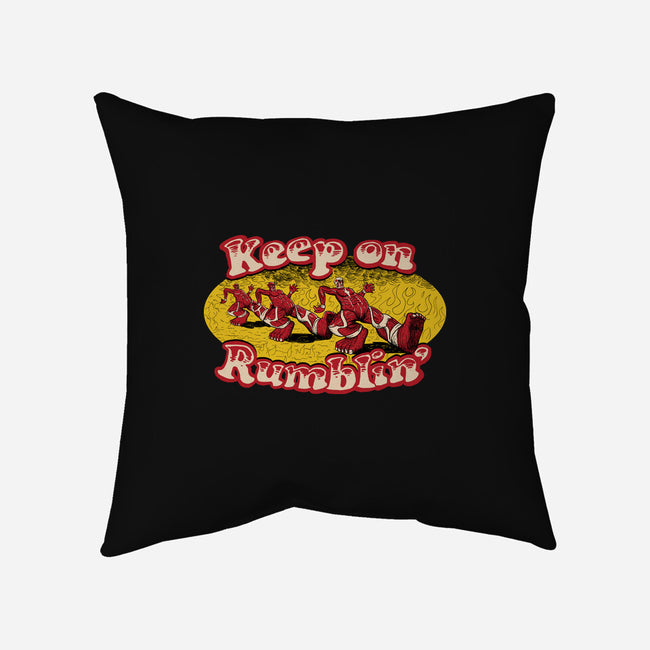 Keep On Rumblin-None-Removable Cover w Insert-Throw Pillow-krobilad