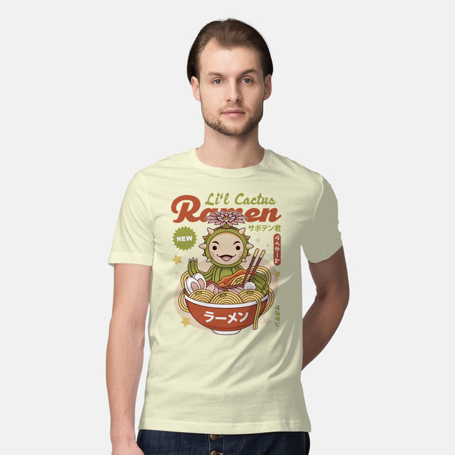 Lil Cactus Ramen-Mens-Premium-Tee-LAGELANTEE