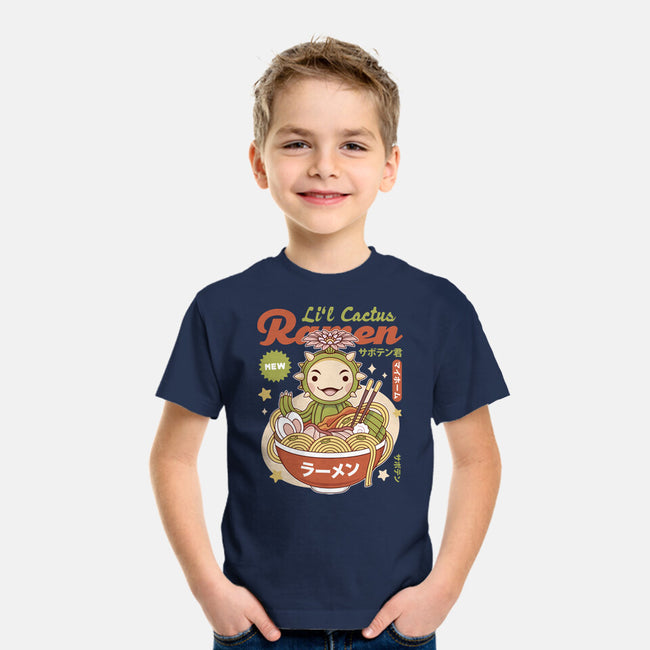 Lil Cactus Ramen-Youth-Basic-Tee-LAGELANTEE