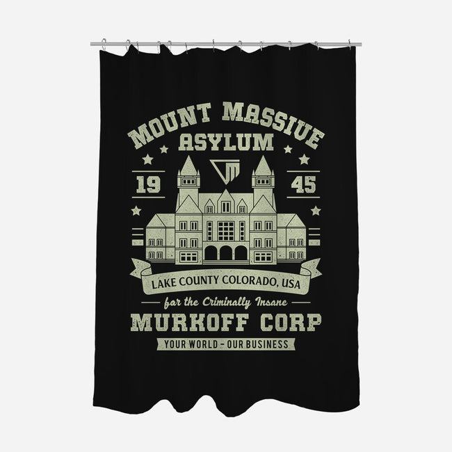 Mount Massive Asylum Vintage-None-Polyester-Shower Curtain-LAGELANTEE