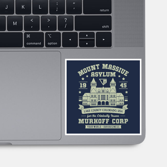 Mount Massive Asylum Vintage-None-Glossy-Sticker-LAGELANTEE