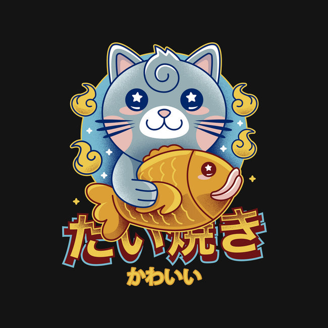 Cat And Taiyaki Kawaii-None-Glossy-Sticker-LAGELANTEE