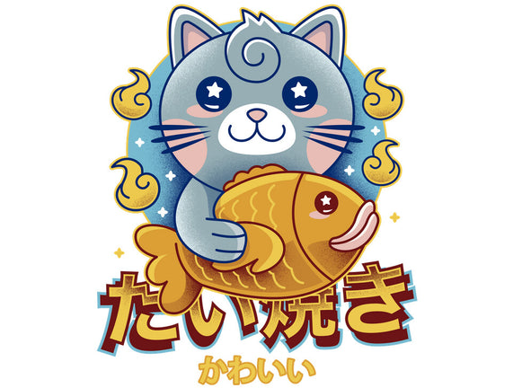 Cat And Taiyaki Kawaii