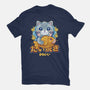 Cat And Taiyaki Kawaii-Mens-Heavyweight-Tee-LAGELANTEE