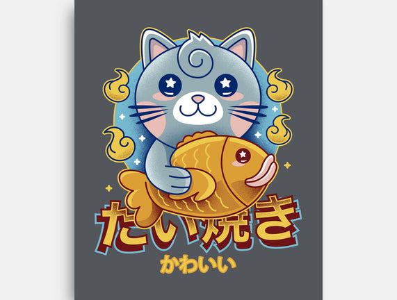 Cat And Taiyaki Kawaii