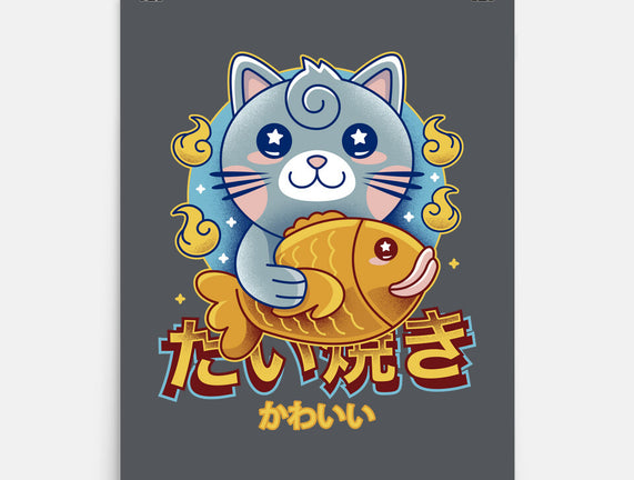 Cat And Taiyaki Kawaii