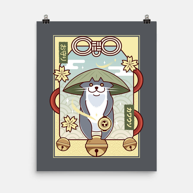 Odder Otter Lucky Charm-None-Matte-Poster-LAGELANTEE