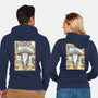 Odder Otter Lucky Charm-Unisex-Zip-Up-Sweatshirt-LAGELANTEE