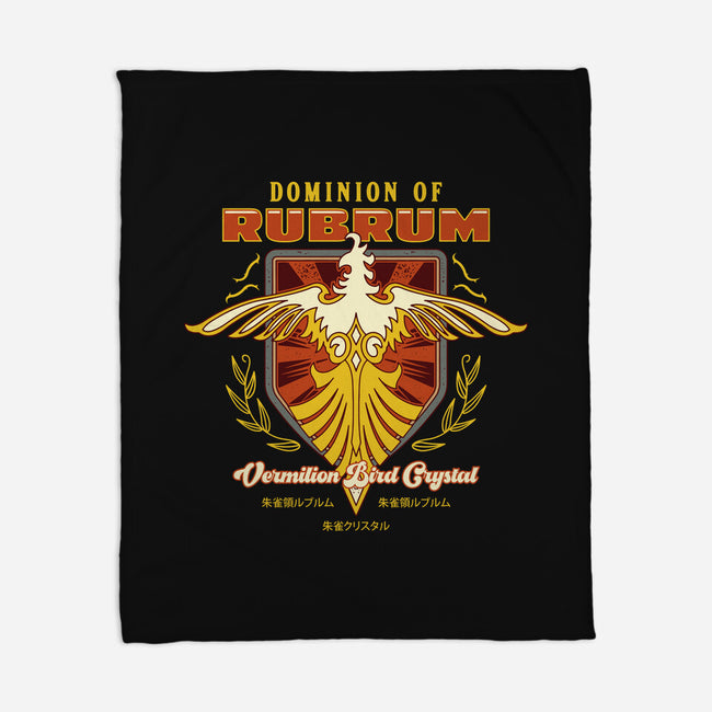 Rubrum Bird Emblem-None-Fleece-Blanket-LAGELANTEE