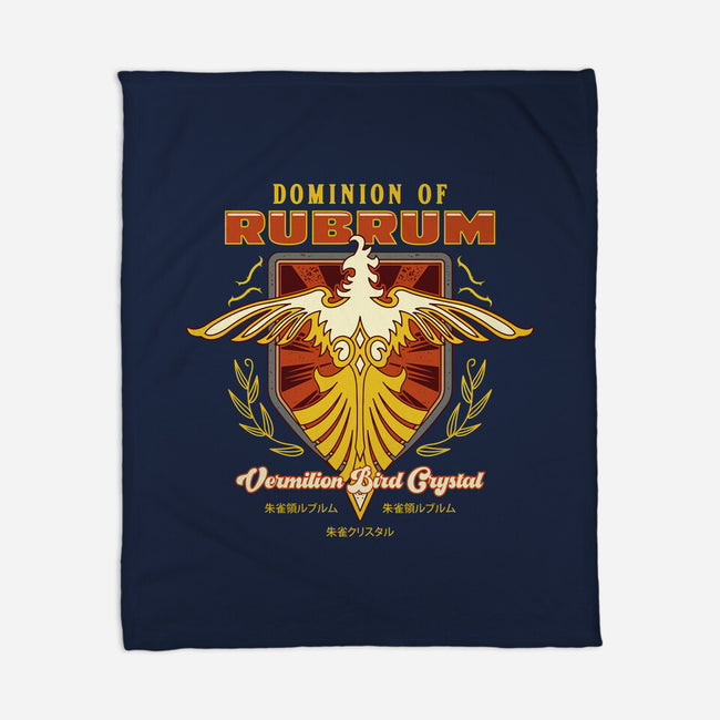 Rubrum Bird Emblem-None-Fleece-Blanket-LAGELANTEE