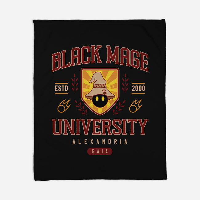 Black Mage University-None-Fleece-Blanket-LAGELANTEE