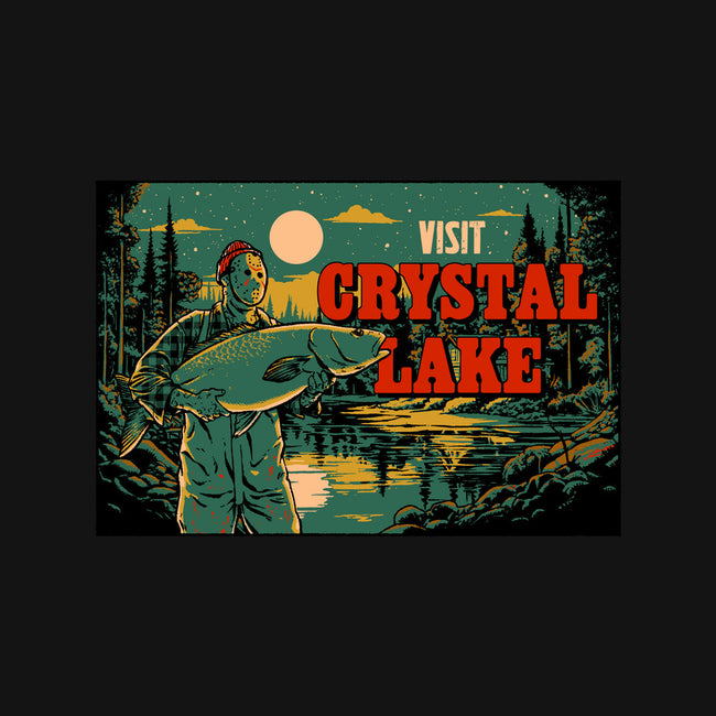 Visit Crystal Lake-None-Stretched-Canvas-Hafaell