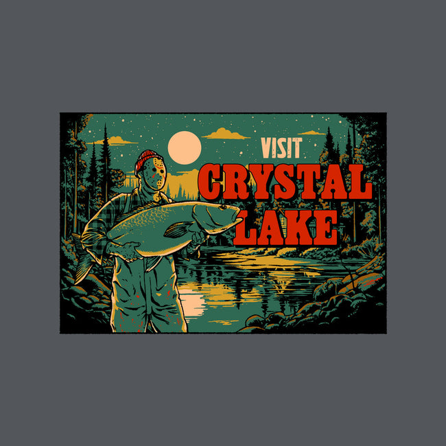 Visit Crystal Lake-None-Removable Cover w Insert-Throw Pillow-Hafaell