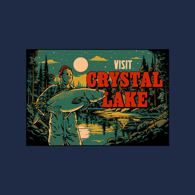 Visit Crystal Lake-Mens-Heavyweight-Tee-Hafaell