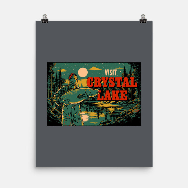 Visit Crystal Lake-None-Matte-Poster-Hafaell