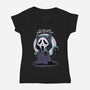 Ghostcat-Womens-V-Neck-Tee-Astrobot Invention