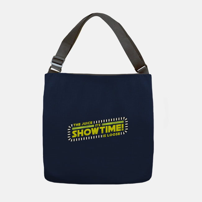 The Juice Is Loose Showtime-None-Adjustable Tote-Bag-rocketman_art