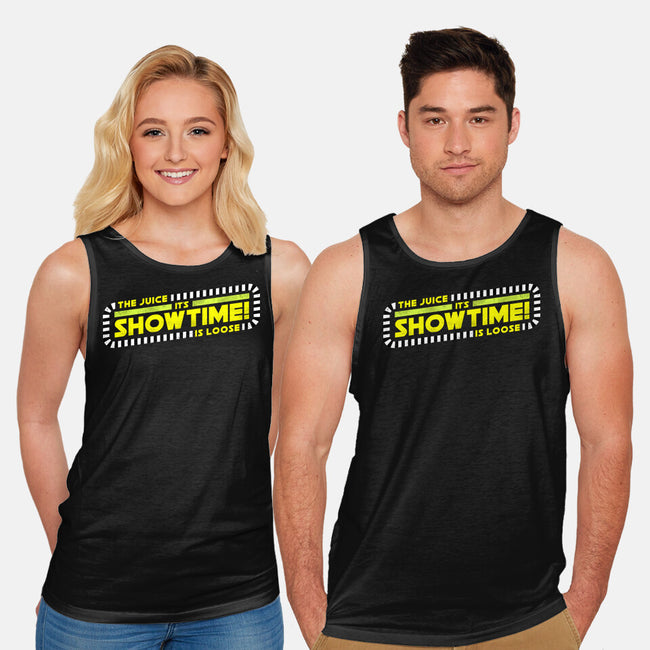 The Juice Is Loose Showtime-Unisex-Basic-Tank-rocketman_art