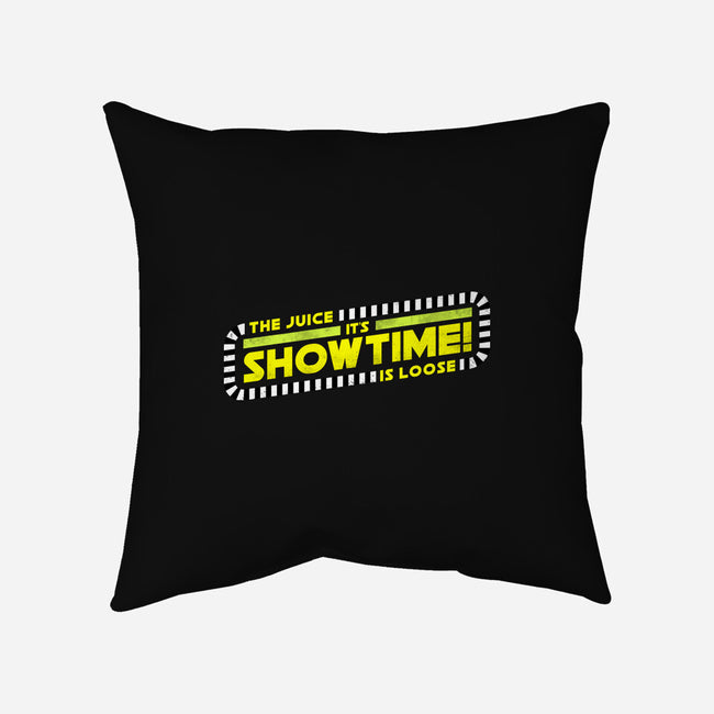 The Juice Is Loose Showtime-None-Removable Cover w Insert-Throw Pillow-rocketman_art