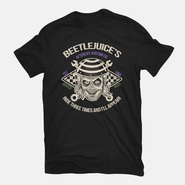 Beetlejuice's Afterlife Kustom-Mens-Heavyweight-Tee-Massai