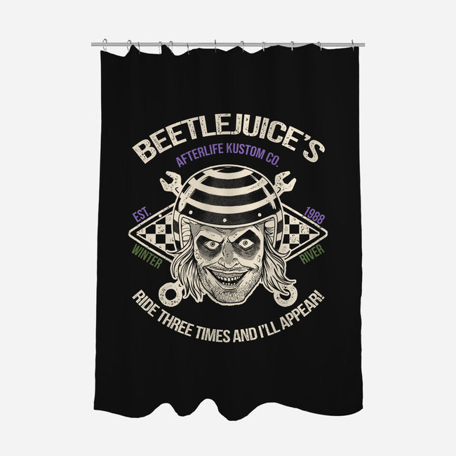 Beetlejuice's Afterlife Kustom-None-Polyester-Shower Curtain-Massai