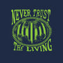 Never Trust The Living Bat-Mens-Heavyweight-Tee-rocketman_art