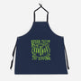 Never Trust The Living Bat-Unisex-Kitchen-Apron-rocketman_art