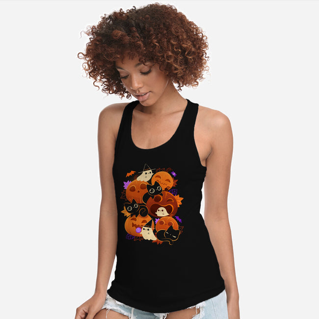 Halloween Party-Womens-Racerback-Tank-ricolaa