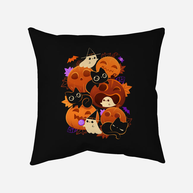 Halloween Party-None-Removable Cover w Insert-Throw Pillow-ricolaa