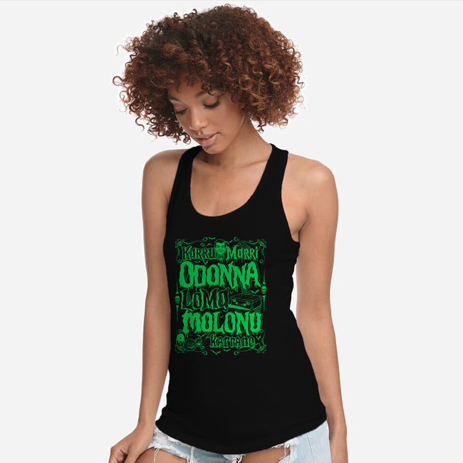 Cursed Spell-Womens-Racerback-Tank-Getsousa!