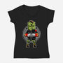 Big Fighter-Womens-V-Neck-Tee-spoilerinc