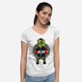 Big Fighter-Womens-V-Neck-Tee-spoilerinc