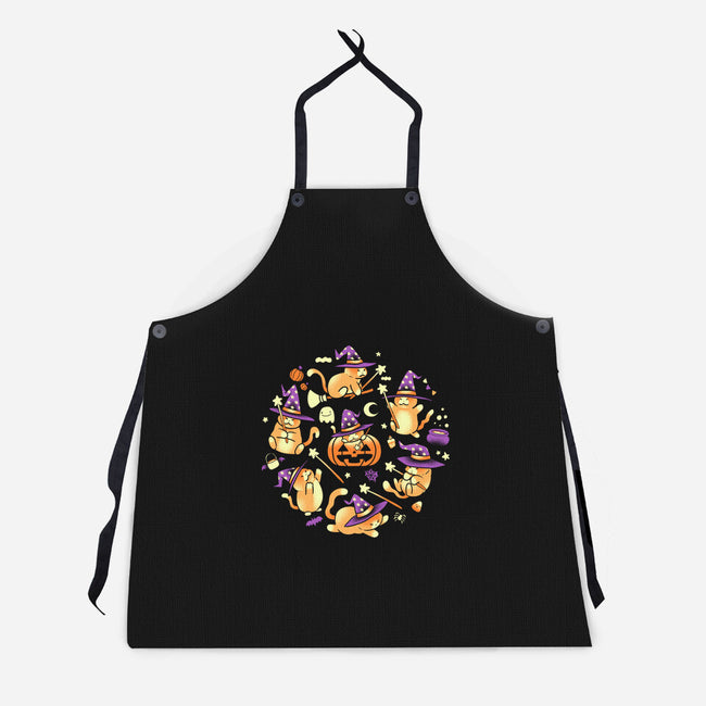 Meowgic-Unisex-Kitchen-Apron-naomori