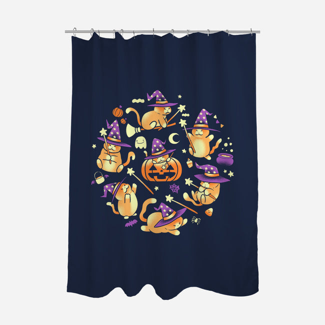 Meowgic-None-Polyester-Shower Curtain-naomori