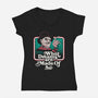 What Dreams Are Made Of-Womens-V-Neck-Tee-Nemons