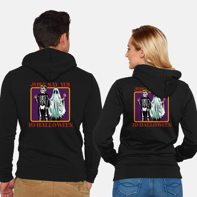 Say Yes To Halloween-Unisex-Zip-Up-Sweatshirt-zascanauta