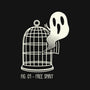 Free Spirit Funny Ghost-None-Glossy-Sticker-tobefonseca