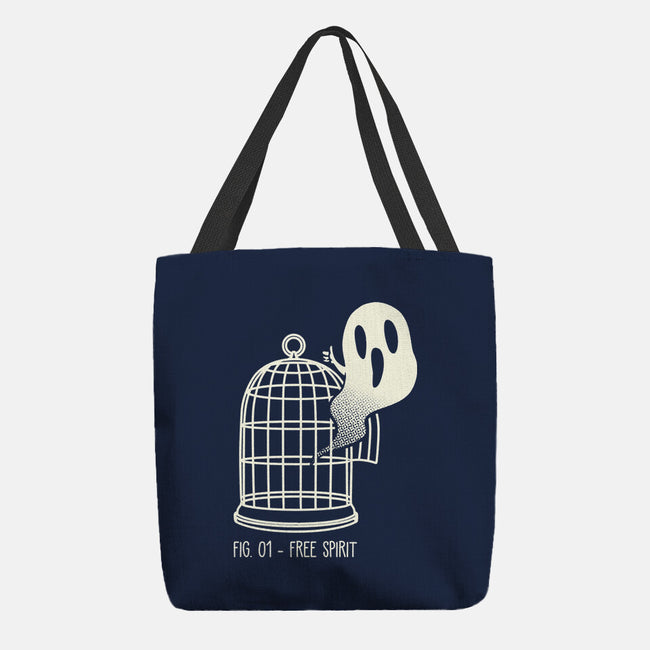 Free Spirit Funny Ghost-None-Basic Tote-Bag-tobefonseca