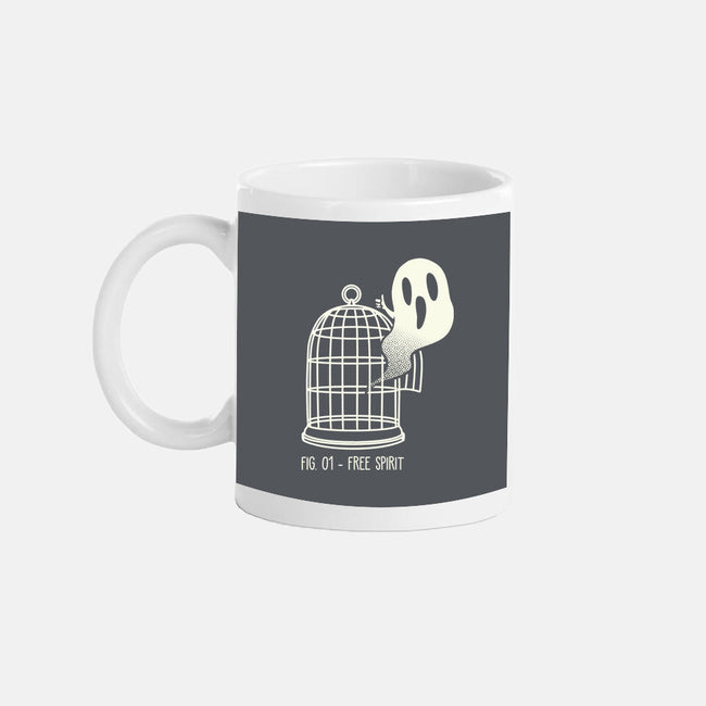 Free Spirit Funny Ghost-None-Mug-Drinkware-tobefonseca