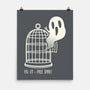 Free Spirit Funny Ghost-None-Matte-Poster-tobefonseca