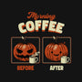 Morning Coffee-Womens-V-Neck-Tee-tobefonseca