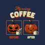 Morning Coffee-Womens-Fitted-Tee-tobefonseca