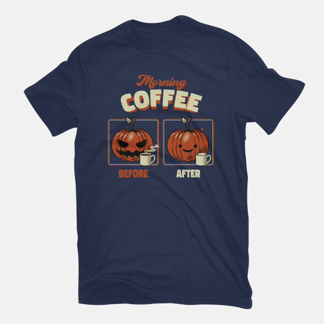 Morning Coffee-Womens-Basic-Tee-tobefonseca