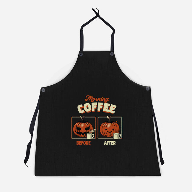 Morning Coffee-Unisex-Kitchen-Apron-tobefonseca