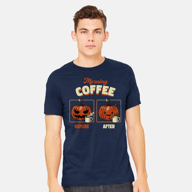 Morning Coffee-Mens-Heavyweight-Tee-tobefonseca