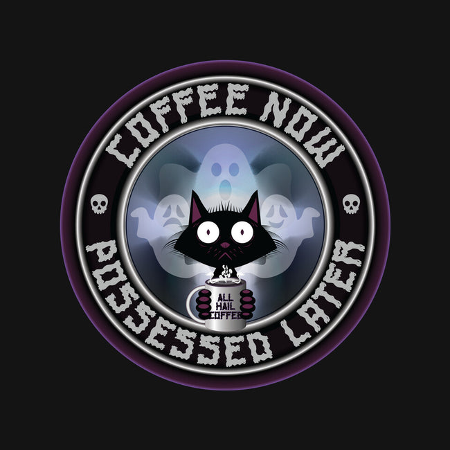 Coffee Now Possessed Later-Mens-Long Sleeved-Tee-Whimsical Thinker