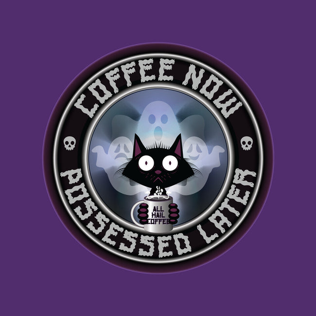 Coffee Now Possessed Later-Womens-Racerback-Tank-Whimsical Thinker