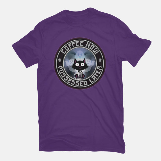 Coffee Now Possessed Later-Youth-Basic-Tee-Whimsical Thinker