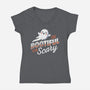 To Bootiful To Be Scary-Womens-V-Neck-Tee-Herk Up Tees