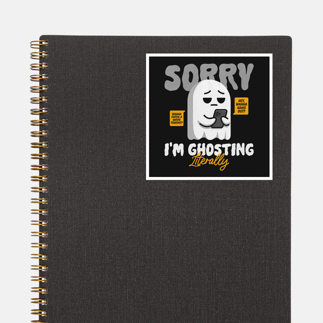 Literally Ghosting You-None-Glossy-Sticker-Herk Up Tees